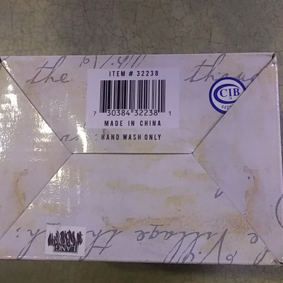 Lang store Winter Lodge Owl salt and pepper set, NIB - Picture 3 of 6